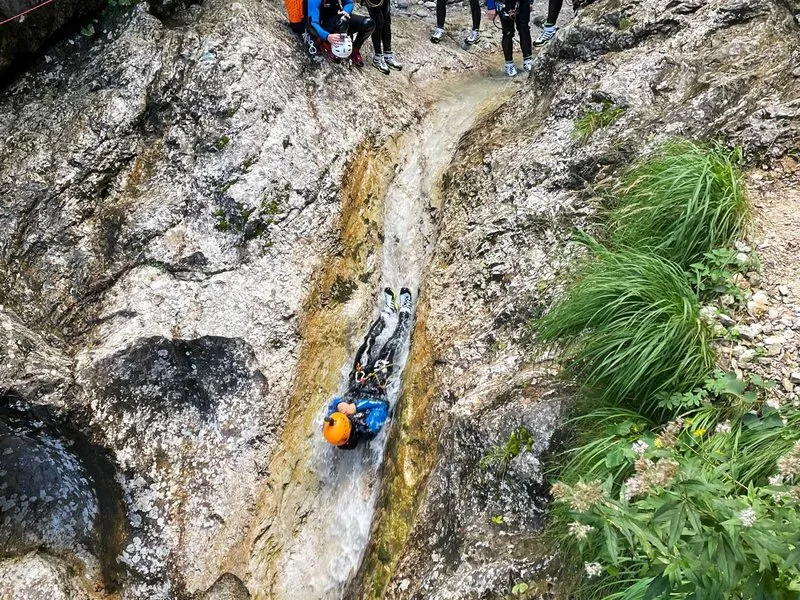 Canyoning ve Slovinsku
