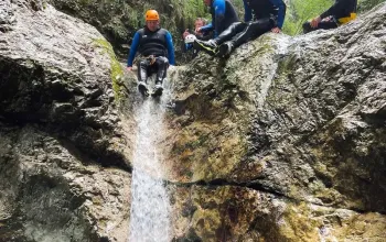 Canyoning ve Slovinsku