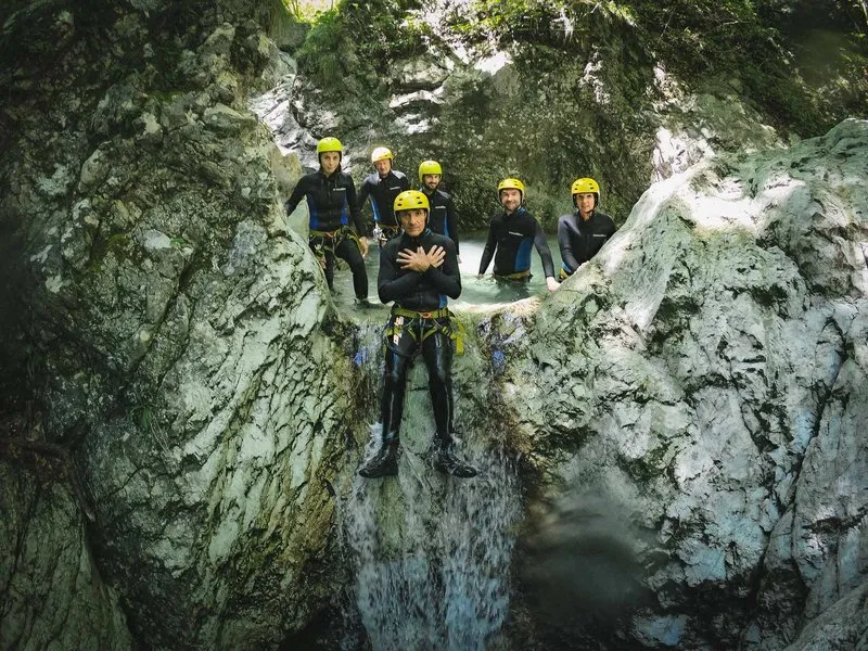Canyoning ve Slovinsku