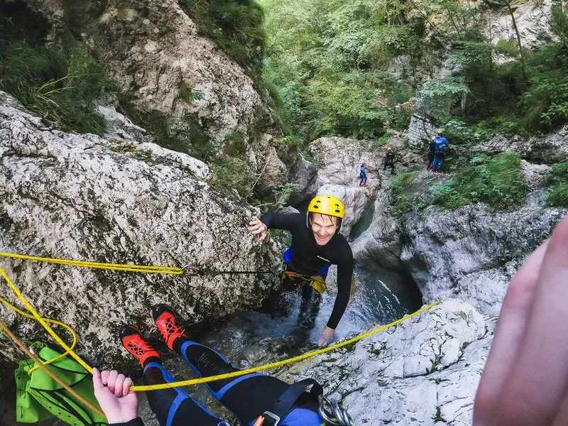 Canyoning ve Slovinsku