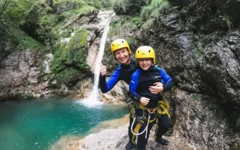 Canyoning ve Slovinsku