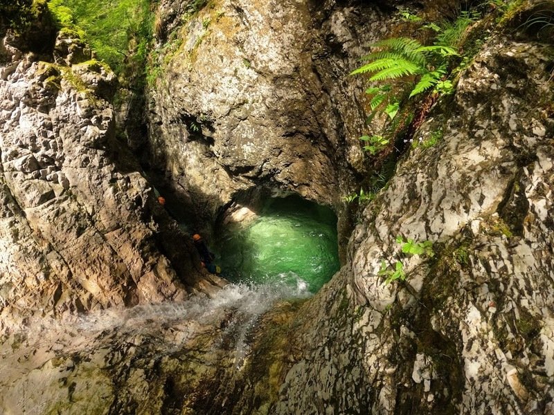 Canyoning ve Slovinsku