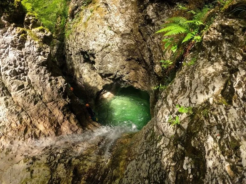 Canyoning ve Slovinsku