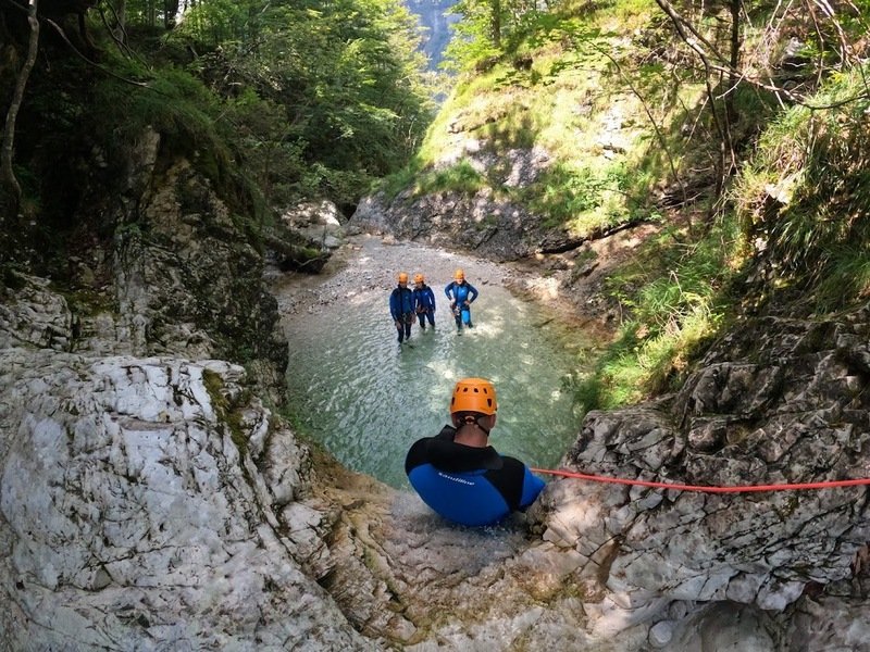 Canyoning ve Slovinsku