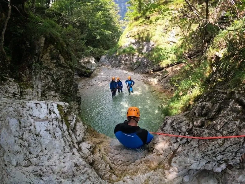 Canyoning ve Slovinsku
