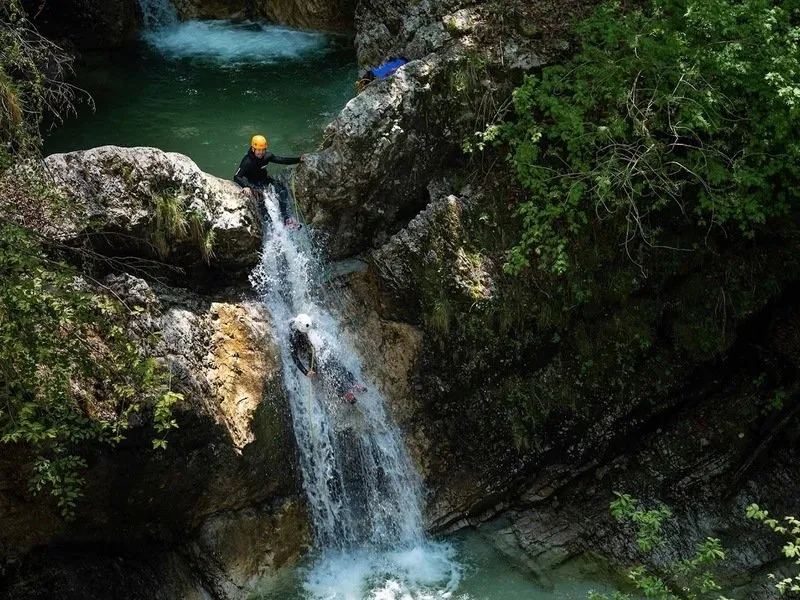 Canyoning ve Slovinsku