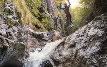 Canyoning ve Slovinsku