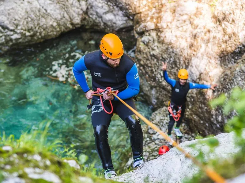 Canyoning ve Slovinsku