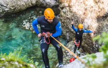 Canyoning ve Slovinsku