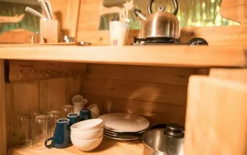 Ubytování v Treehouse pod Ještědem pro 2 + snídaně