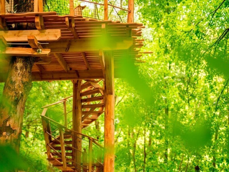 Ubytování v Treehouse pod Ještědem pro 2 + snídaně