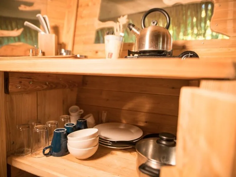 Ubytování v Treehouse pod Ještědem pro 2 + snídaně