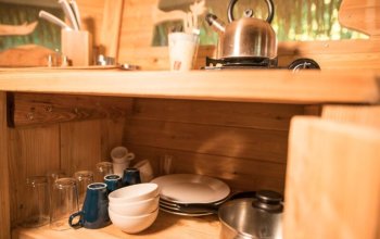 Ubytování v Treehouse pod Ještědem pro 2 + snídaně