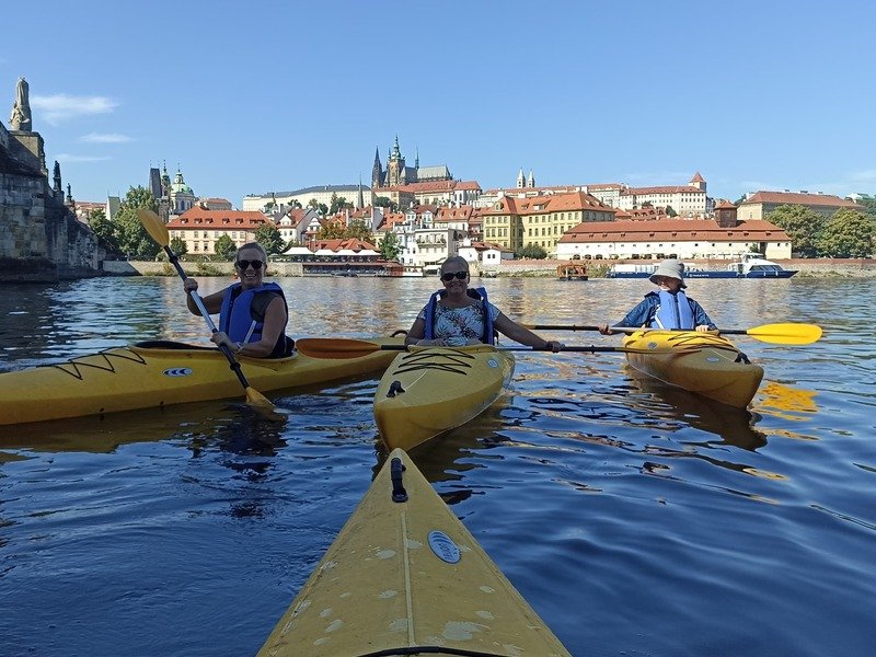 Plavba v seakajaku na Vltavě s instruktorem