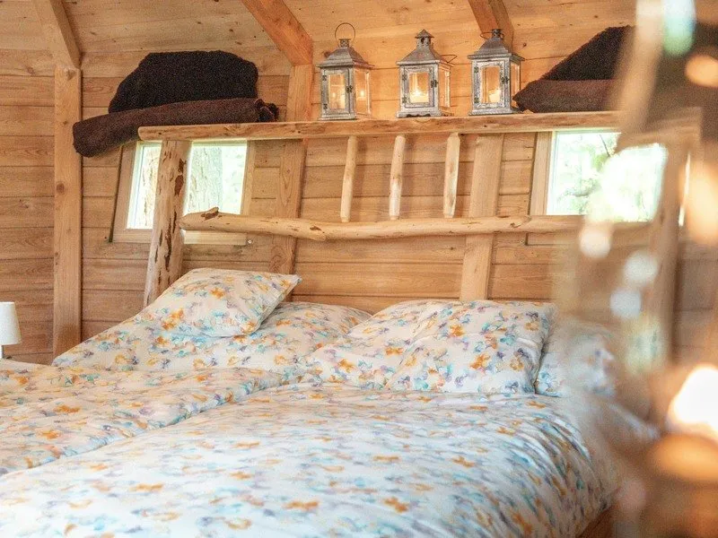 Ubytování v tree housu s vlastní saunou