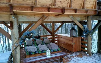 Ubytování v tree housu s vlastní saunou