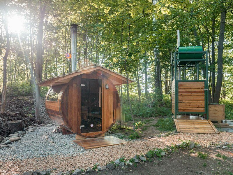 Ubytování v tree housu s vlastní saunou