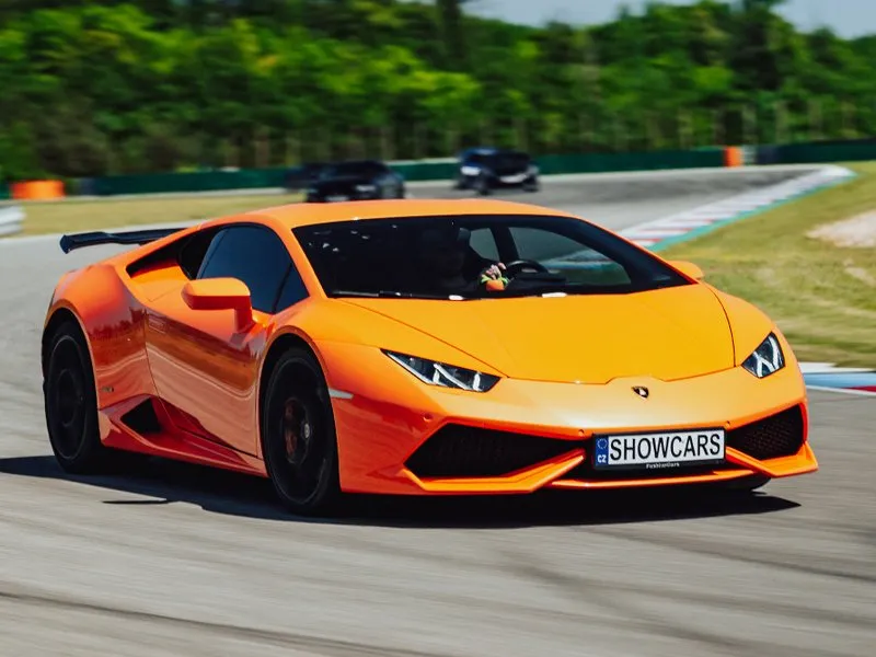 Jízda v Lamborghini Huracán LP610-4 na okruhu Autodrom Most