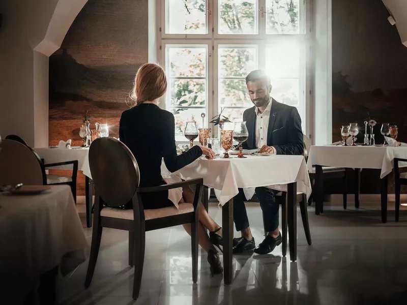 Degustační 6chodové menu v restauraci Chateau Herálec