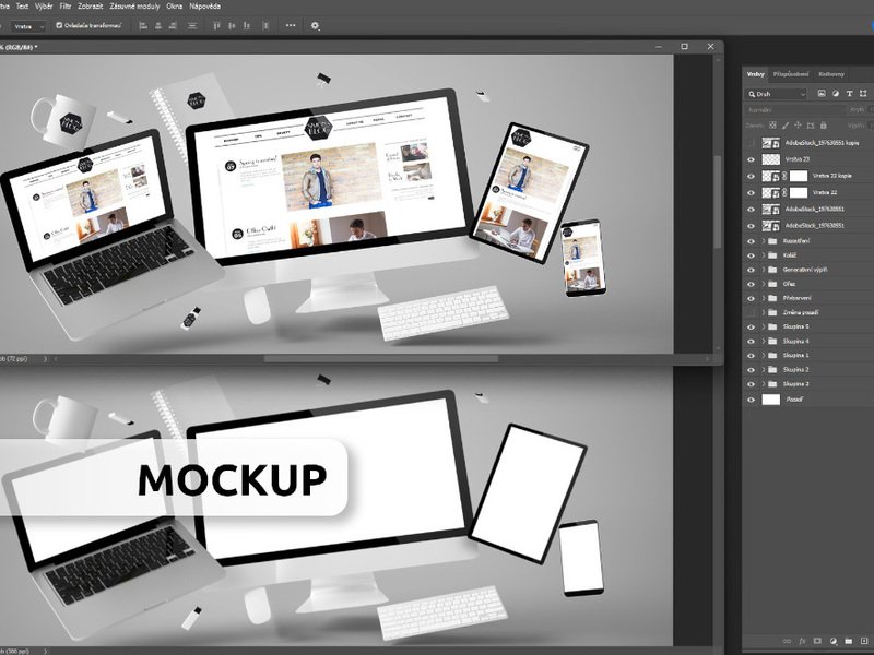 Kurz grafického designu a úpravy fotografií v Adobe Photoshop