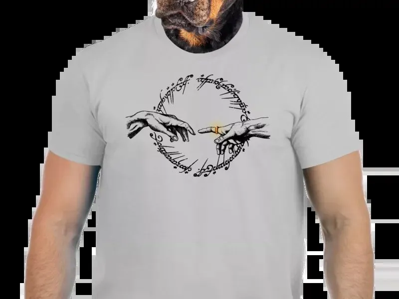 Vtipné tričko Bastard: God of Ring
