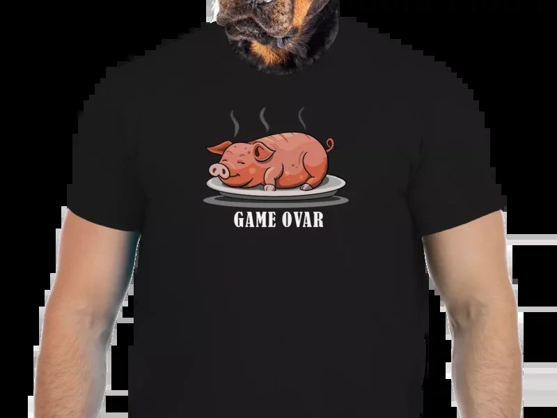Vtipné tričko Bastard: Game ovar