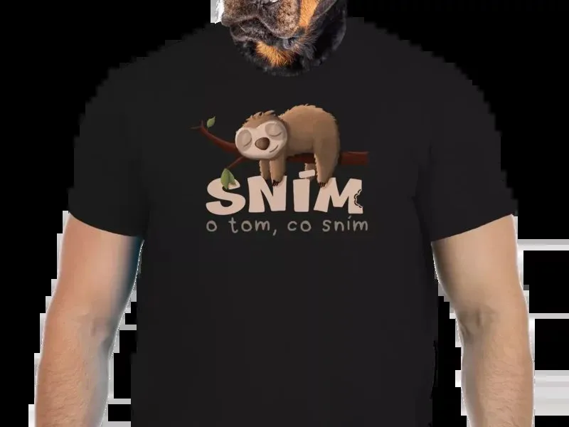 Vtipné tričko Bastard: Sním o tom, co sním