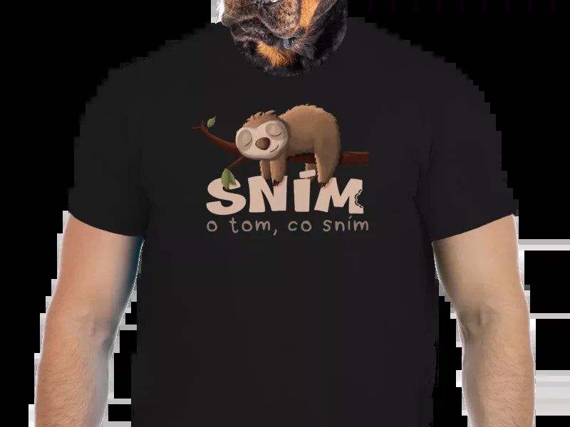 Vtipné tričko Bastard: Sním o tom, co sním