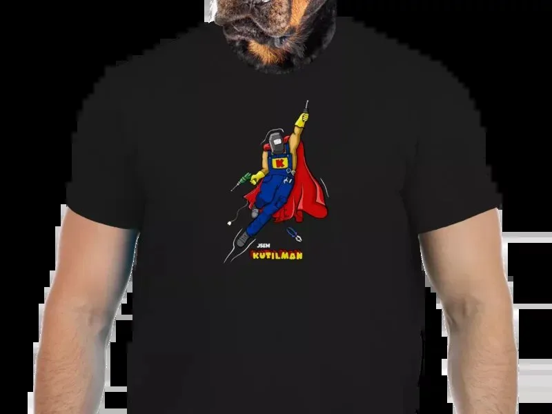 Vtipné tričko Bastard: Kutilman