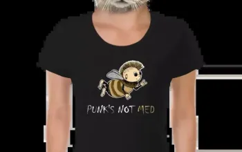 Vtipné tričko Bastard: Punks not med
