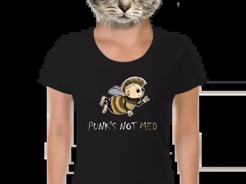 Vtipné tričko Bastard: Punks not med