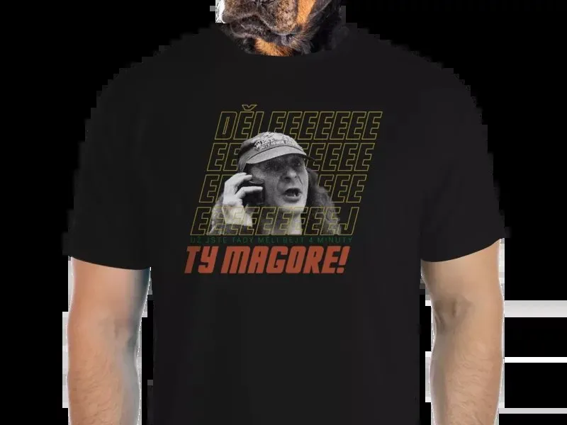 Vtipné tričko Bastard: Jiří Kára