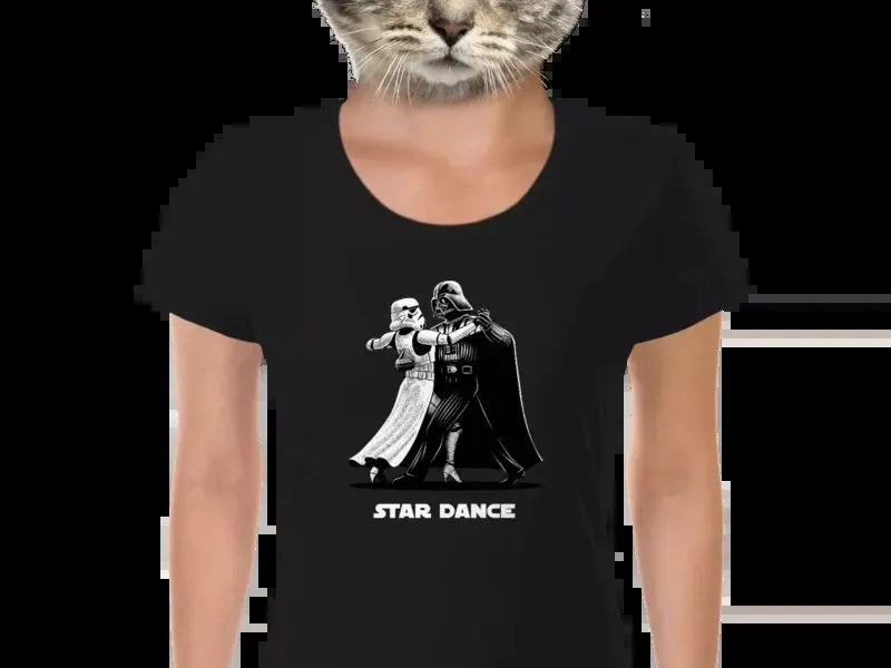 Vtipné tričko Bastard: Star Wars tanečníci