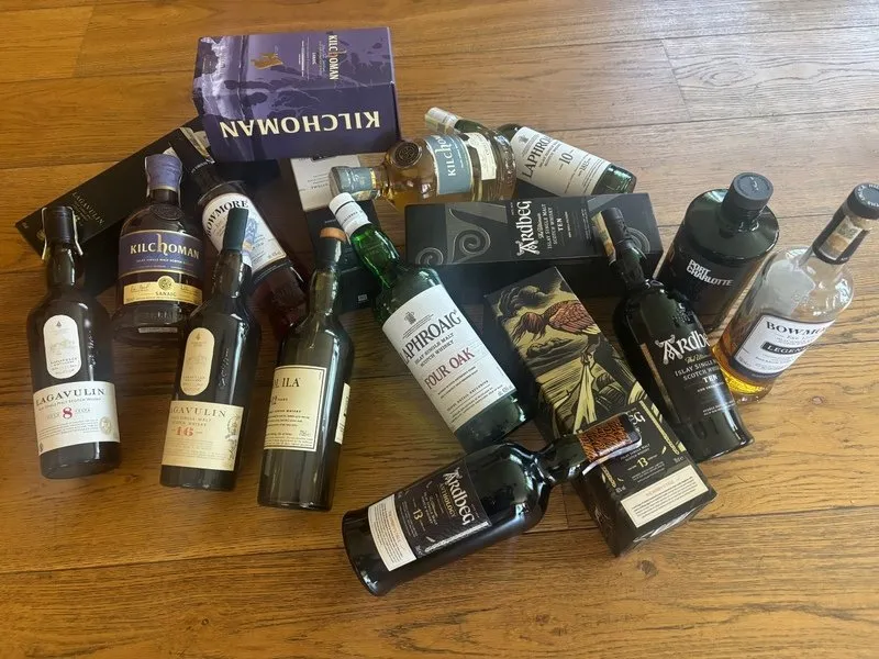 Degustace whisky z palíren ostrova Islay