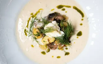 4chodové menu v restauraci Končina