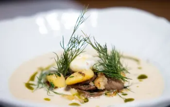 4chodové menu v restauraci Končina