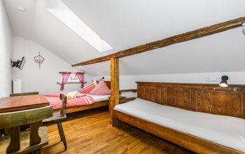 Ubytování v alpské roubence na Šumavě
