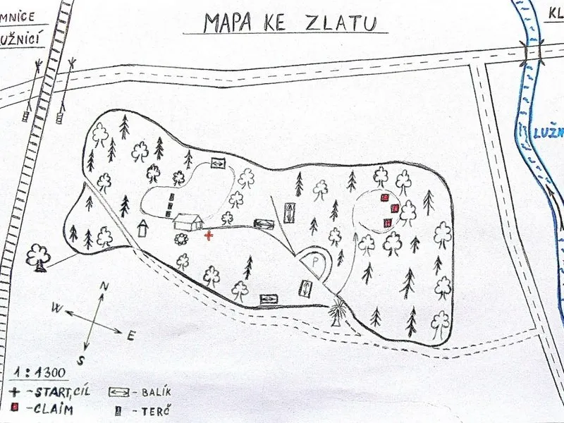 Venkovní hra: Rýžování zlata na Klondiku