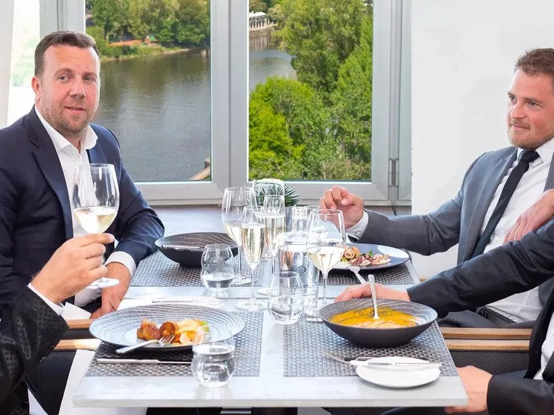 4chodové obědové menu pro 2 v restauraci Ginger & Fred