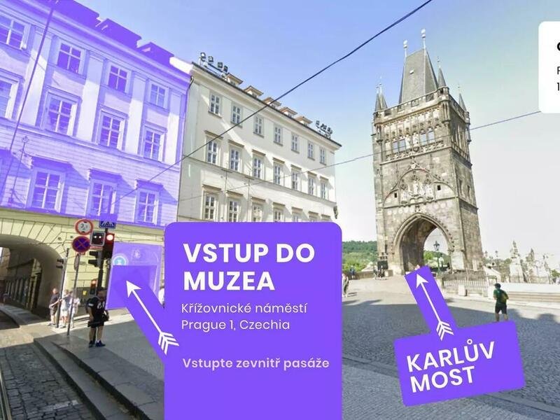 Vstup do interaktivního muzea Story of Prague