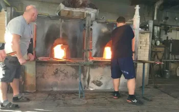 Soukromá prohlídka sklářské hutě v Kamenickém Šenově