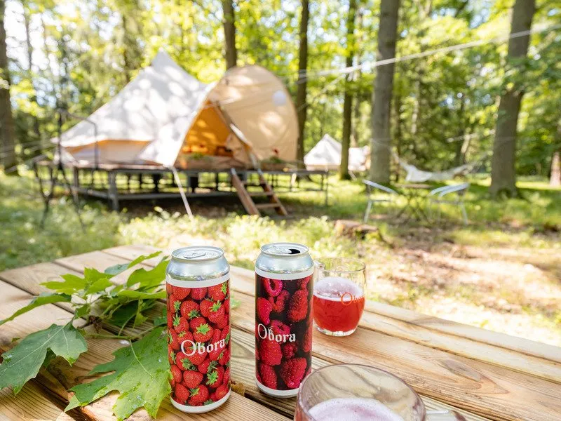 Glamping v Černické oboře