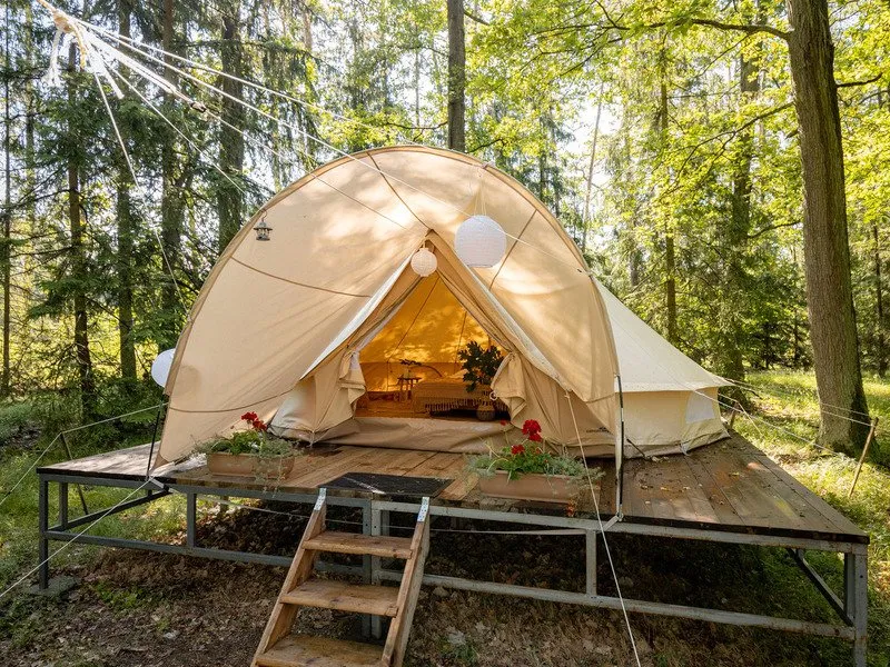 Glamping v Černické oboře