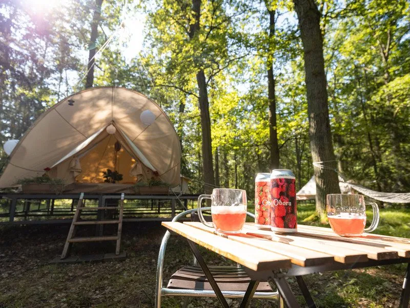 Glamping v Černické oboře