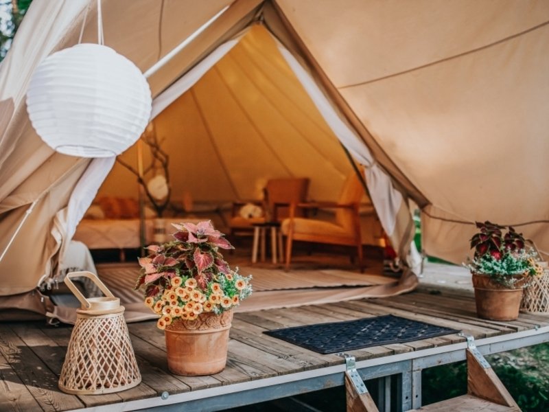 Glamping v Černické oboře