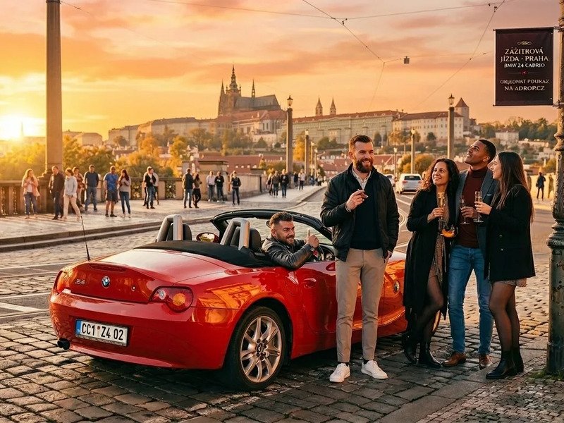 Zážitková jízda Prahou v BMW Z4 cabrio
