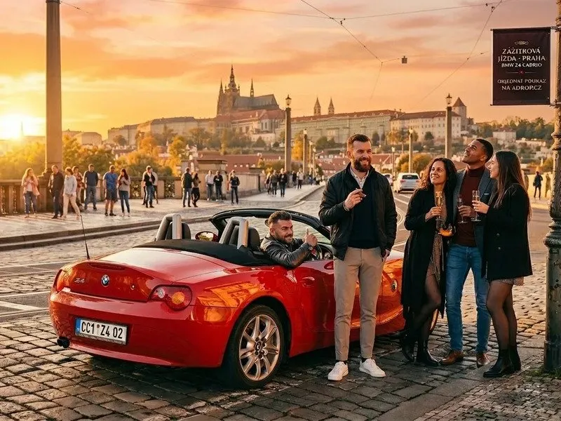 Zážitková jízda Prahou v BMW Z4 cabrio