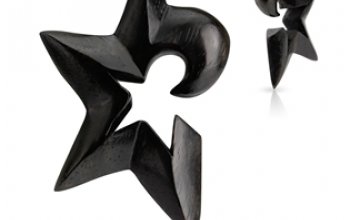 Ebony wood hvězda - PL01084-04