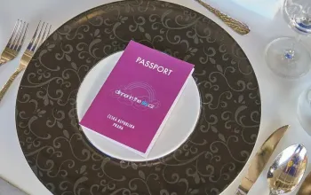 Luxusní obědové menu v oblacích nad Prahou