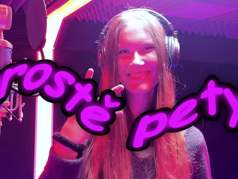 Hvězdou za jeden den: Natáčení v nahrávacím studiu